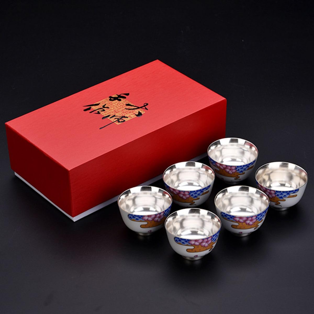 純銀 銀杯 96g 私的刻印有 直径10.5cm Amazon.com | 银杯子999纯银茶杯used porcelain for making tea