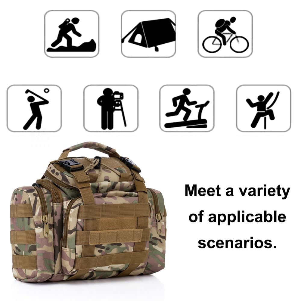 SEIWEI Heavy Duty isoliert Angeln Tasche: 900D Oxford wasserdicht, Multi-Taschen Lagerung für Outdoor-Fliege Karpfen Meer Angeln Zubehör, Ruten, Köder