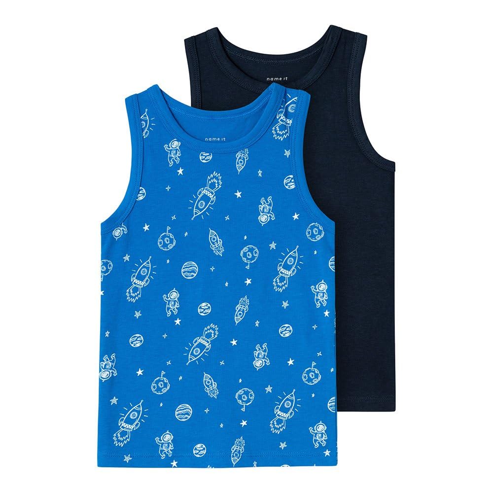 NAME IT Jungen Nmmtank Top 2p Skydiver Space Noos