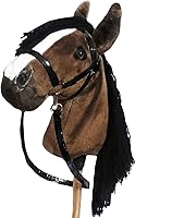 Vista 1 de Caballo de juguete para niños A4 Castaño Caballo de juguete con palo