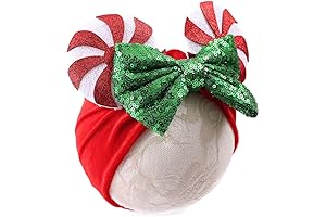 JIAHANG Lollipop Hair Accessories Christmas Mouse Ears Headwrap