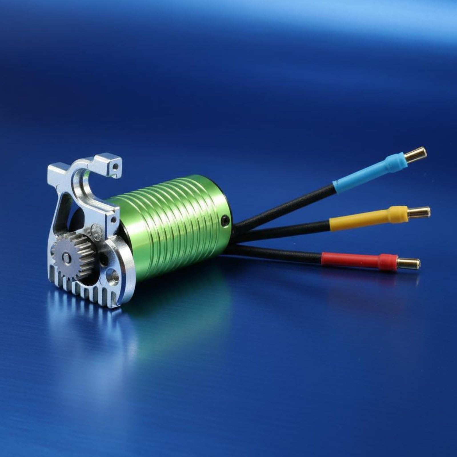 F Fityle Componente de Transmisión de Vehículo Motor para Coche RC Montaje Piñón Tornillos y Llave Carcasa Metálica y Cableado Previo Adecuado para Reposición