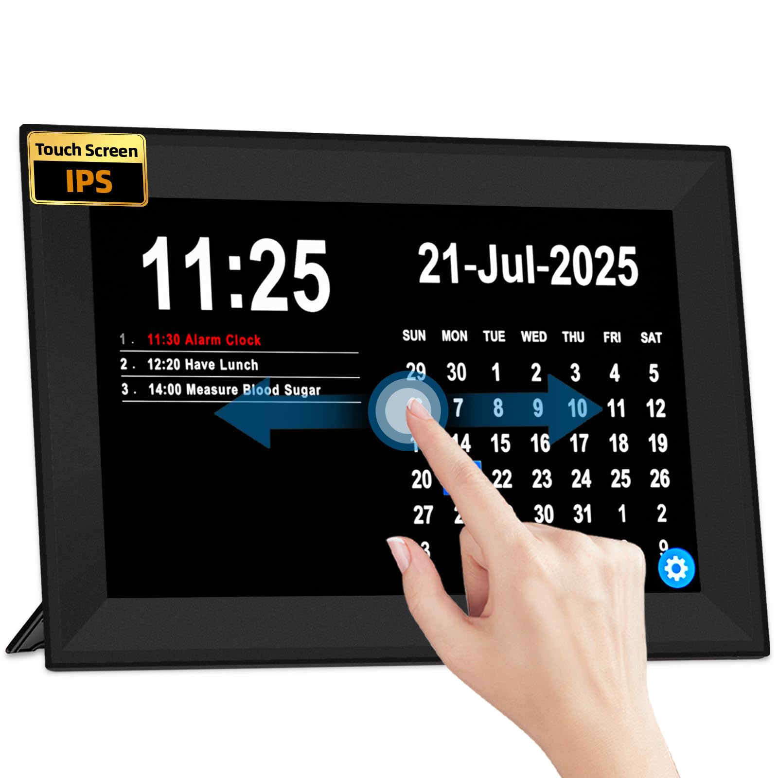 Amazon.com: Jazeyeah10.1 Touch Screen Extra Large Digital Clock
