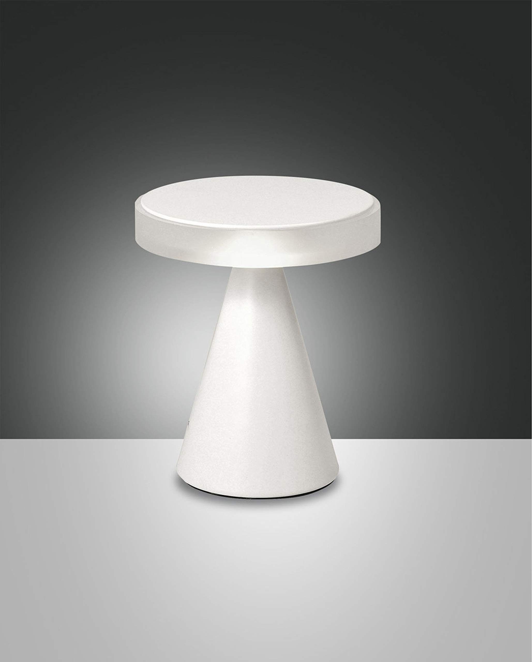 FABAS LUCE 3386-34-102 LAMPADA DA TAVOLO LED NEUTRA 8W 720lm TOUCH COLOR BIANCO