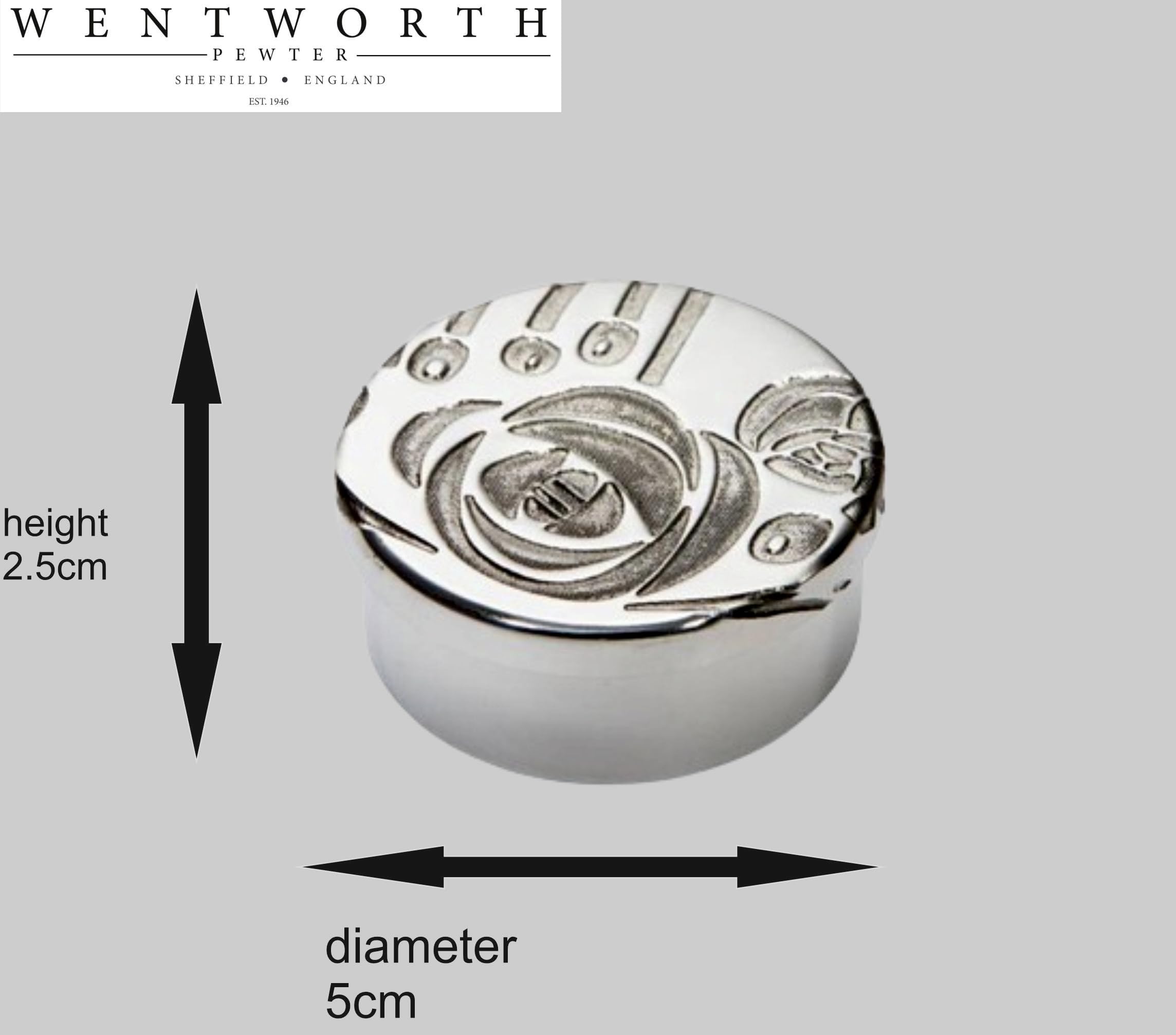 Wentworth Pewter - Cuenco De Degustación De Whisky De Peltre Charles Rennie Mackintosh Estándar De Charles Rennie Mackintosh