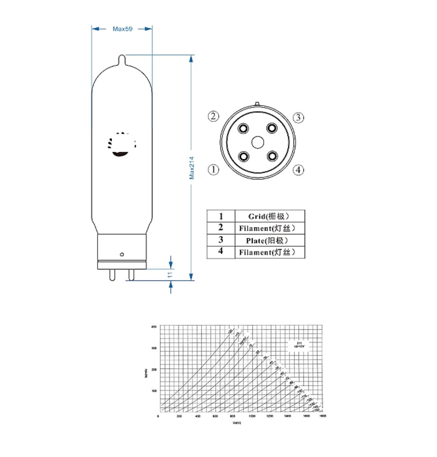 WE211 Tube Replica Amplifier DIY(2pcs Matched Pair)