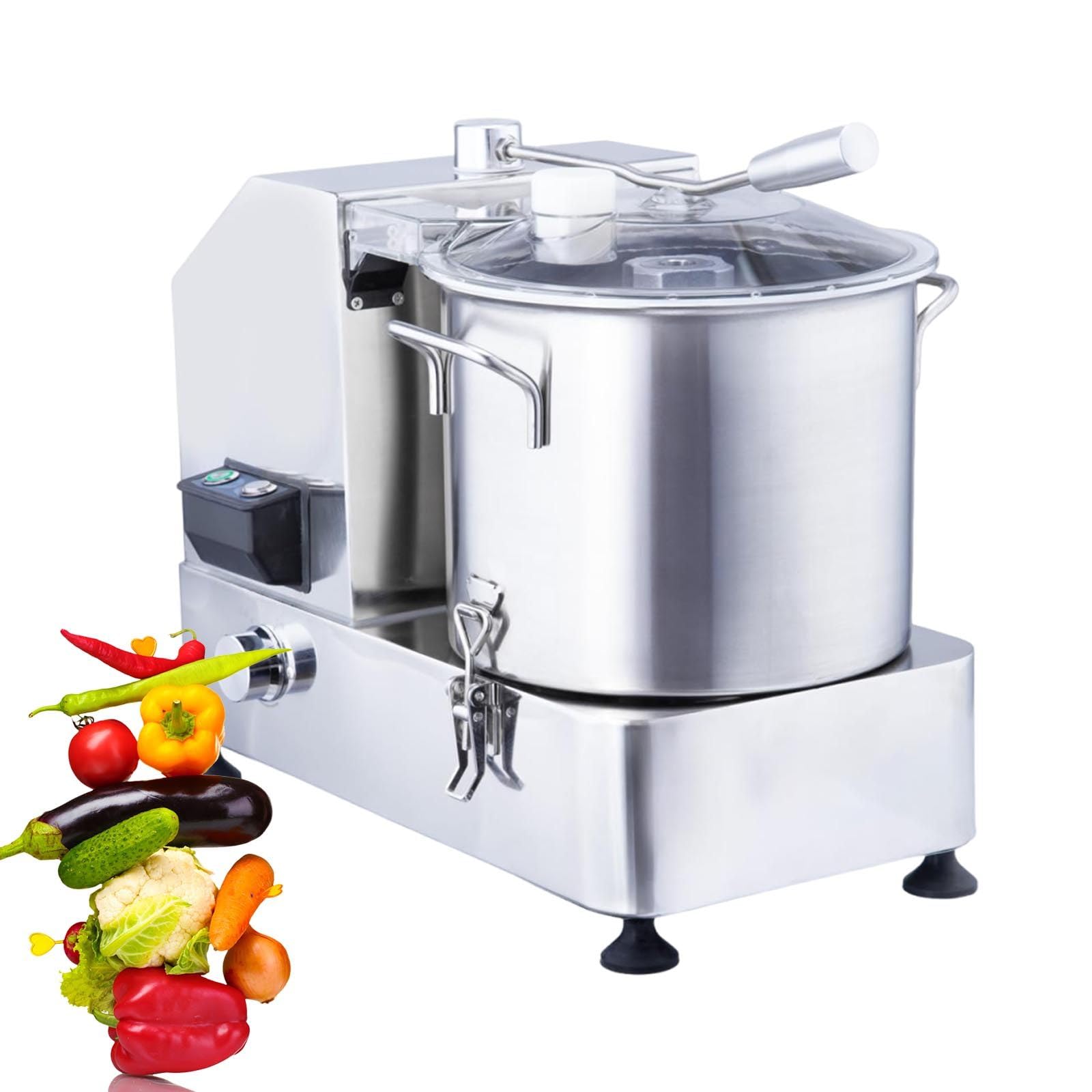 Sunseota Commercial Meat and Vegetable Blender Stainless Steel Food Shredder 9L-1800W