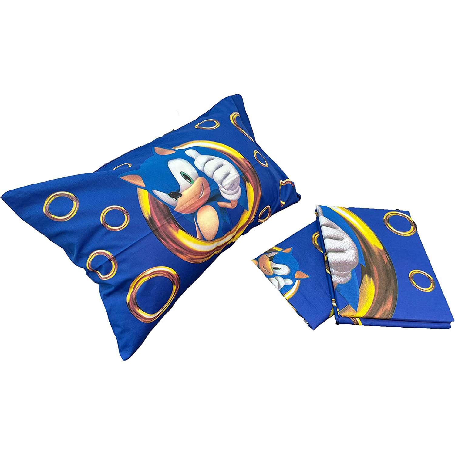 Lenzuola Singolo Sonic Hermet - Set Completo 100% Cotone Ufficiale