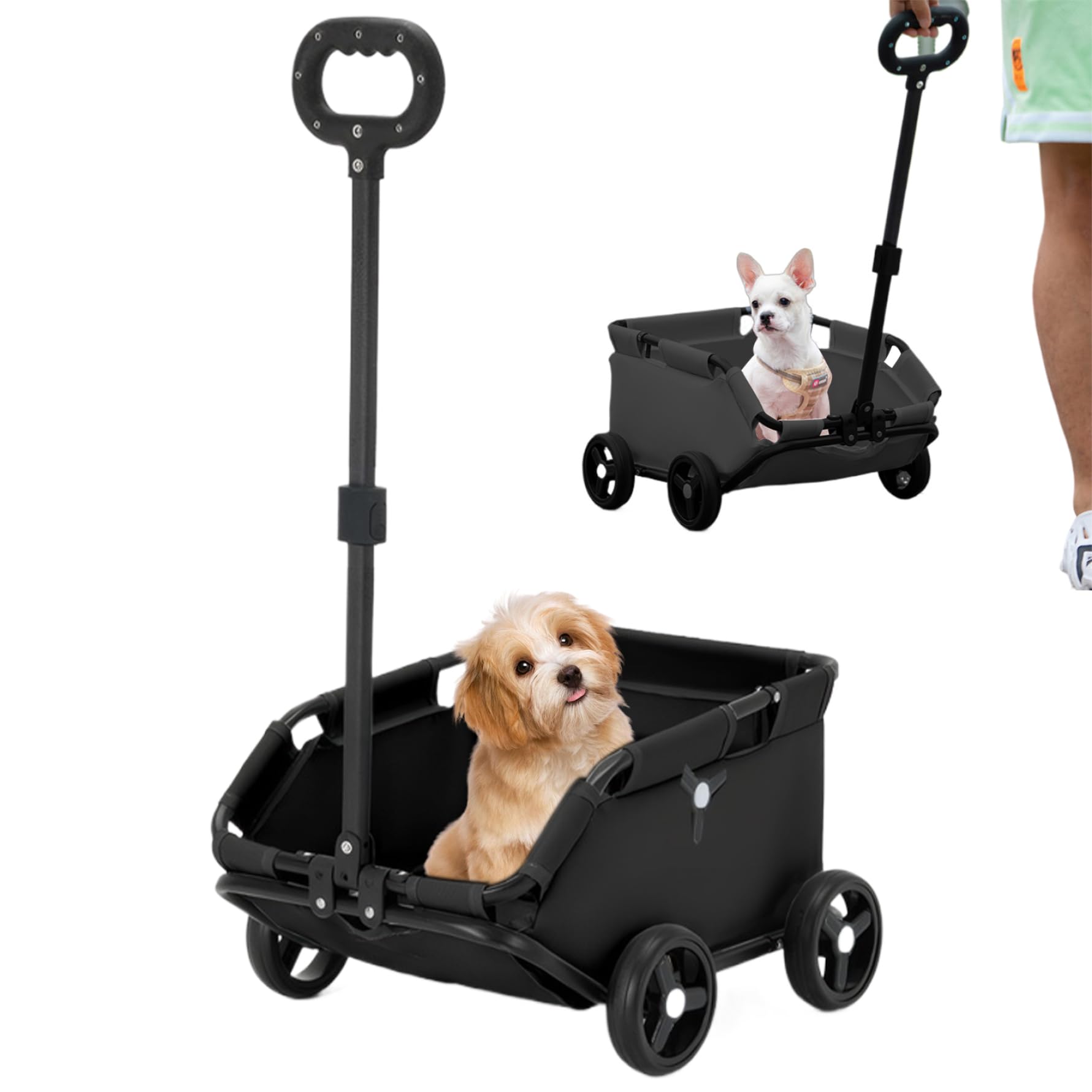 Chariot pour chiens pour transporter vos animaux âgés ou fatigués sans effort