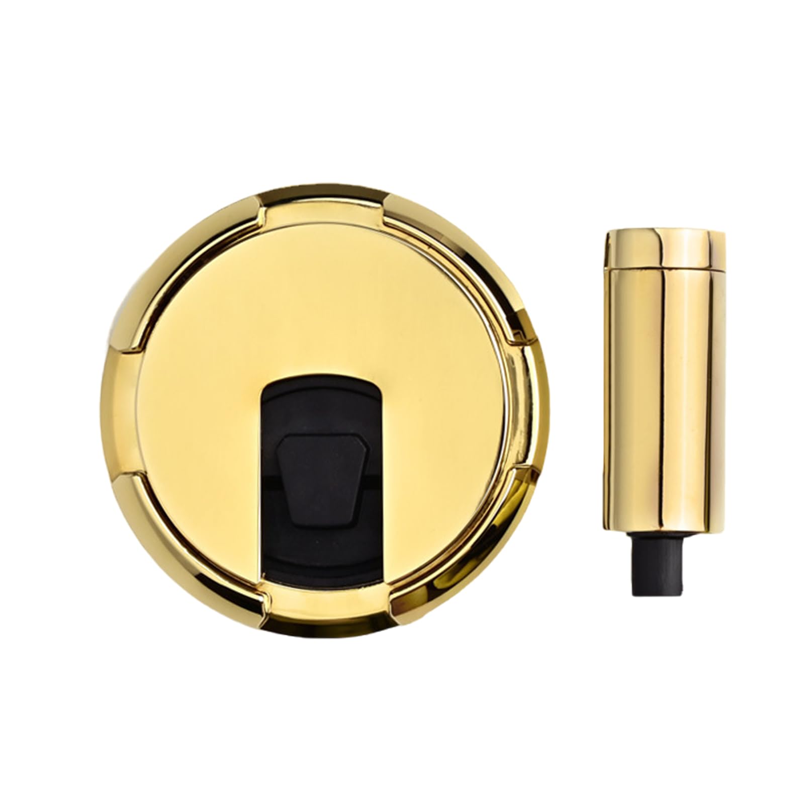 ALCXAZS Zinc Without Patio Security Door Door Adjustable Drilling for Secure Patio Security Brass for Enhanced, Gold