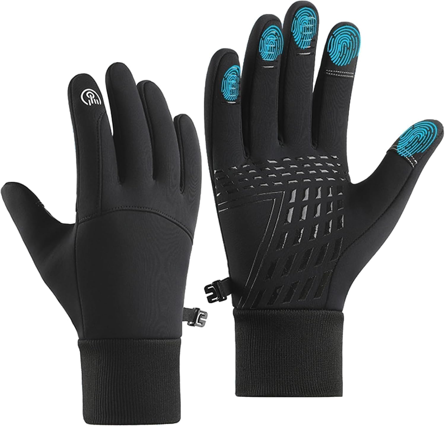 Winter Gloves for Men Women Cold Weather Touchscreen Gloves Waterproof Thermal Gloves for Running Cycling Outdoor Activities