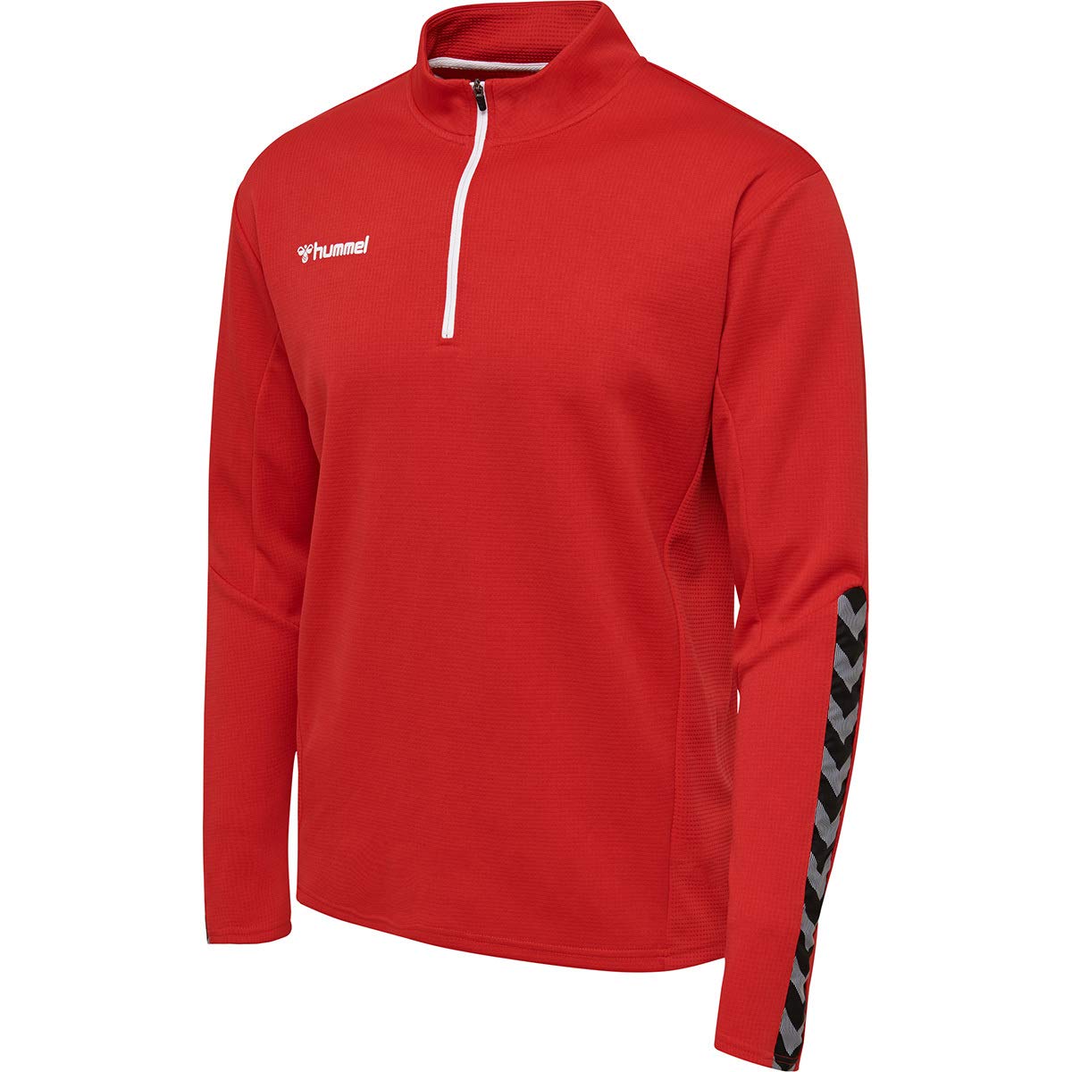 hummel Men's Authentic Half Zip Sweatshirt True Red