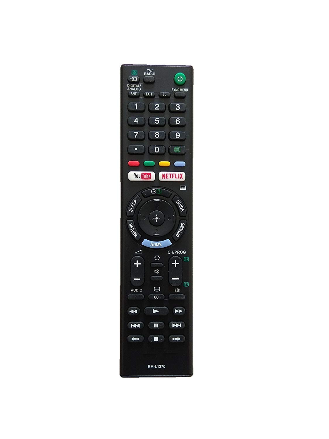 Fox Micro Smart Remote Control for Sony TV Television Remote RMT-TX202P YouTube Netflix Smart TV LCD Universal