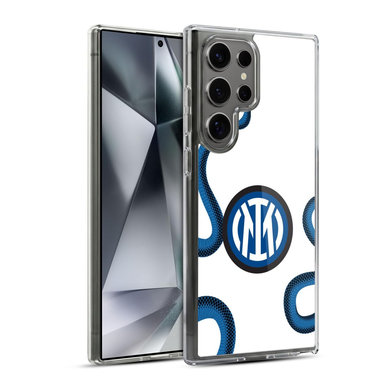 Head Case Designs Licenza Ufficiale Inter Milan Away 2021/22 Kit Crest Custodia in Gel [Protezione di Grado Militare] Compatibile con Samsung Galaxy S24 Ultra 5G E Compatibile con MagSafe