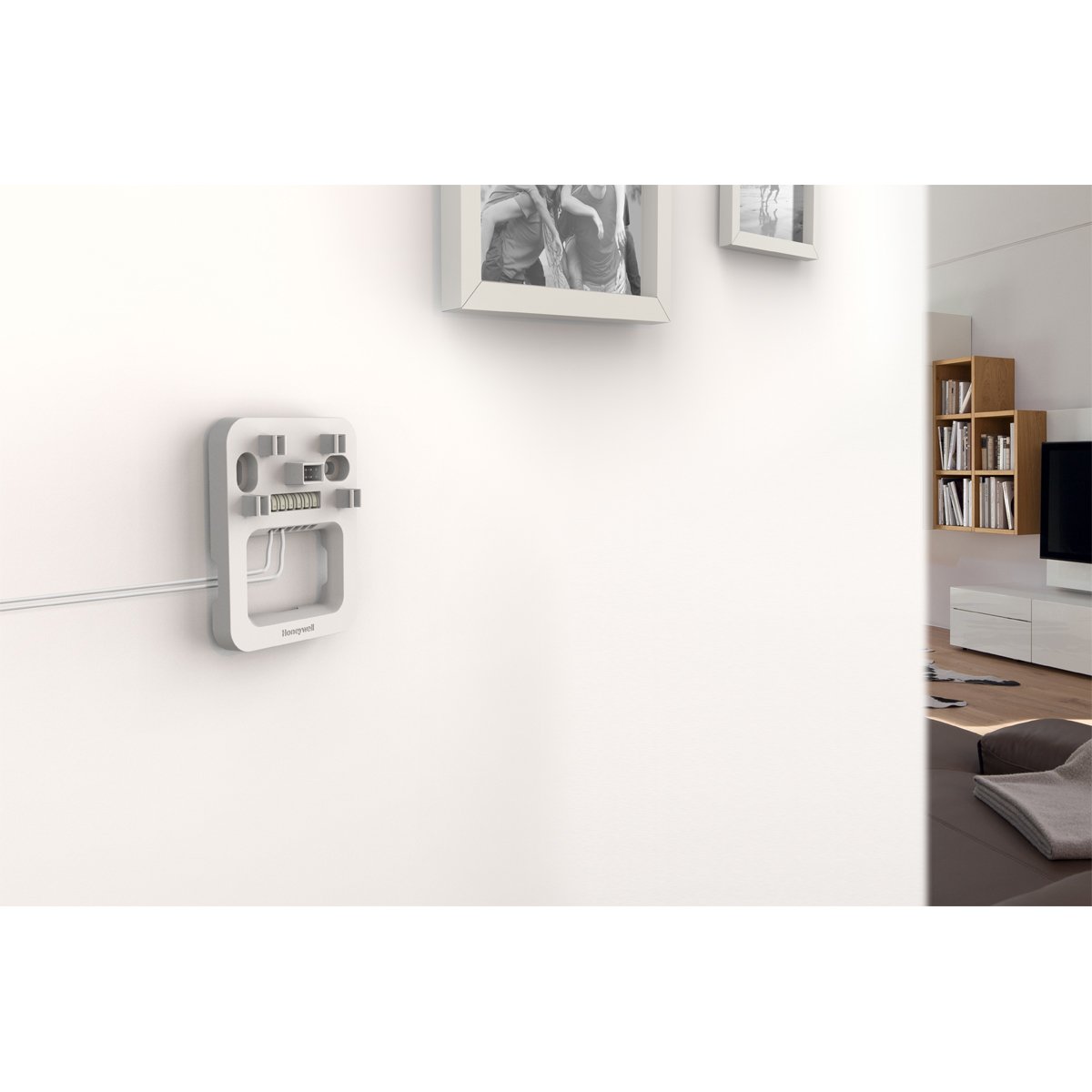 Honeywell Home DW915S Serie 9 Tragbar, verdrahteter oder Funk-LED-Gong (weiß) || mit 11 Melodien