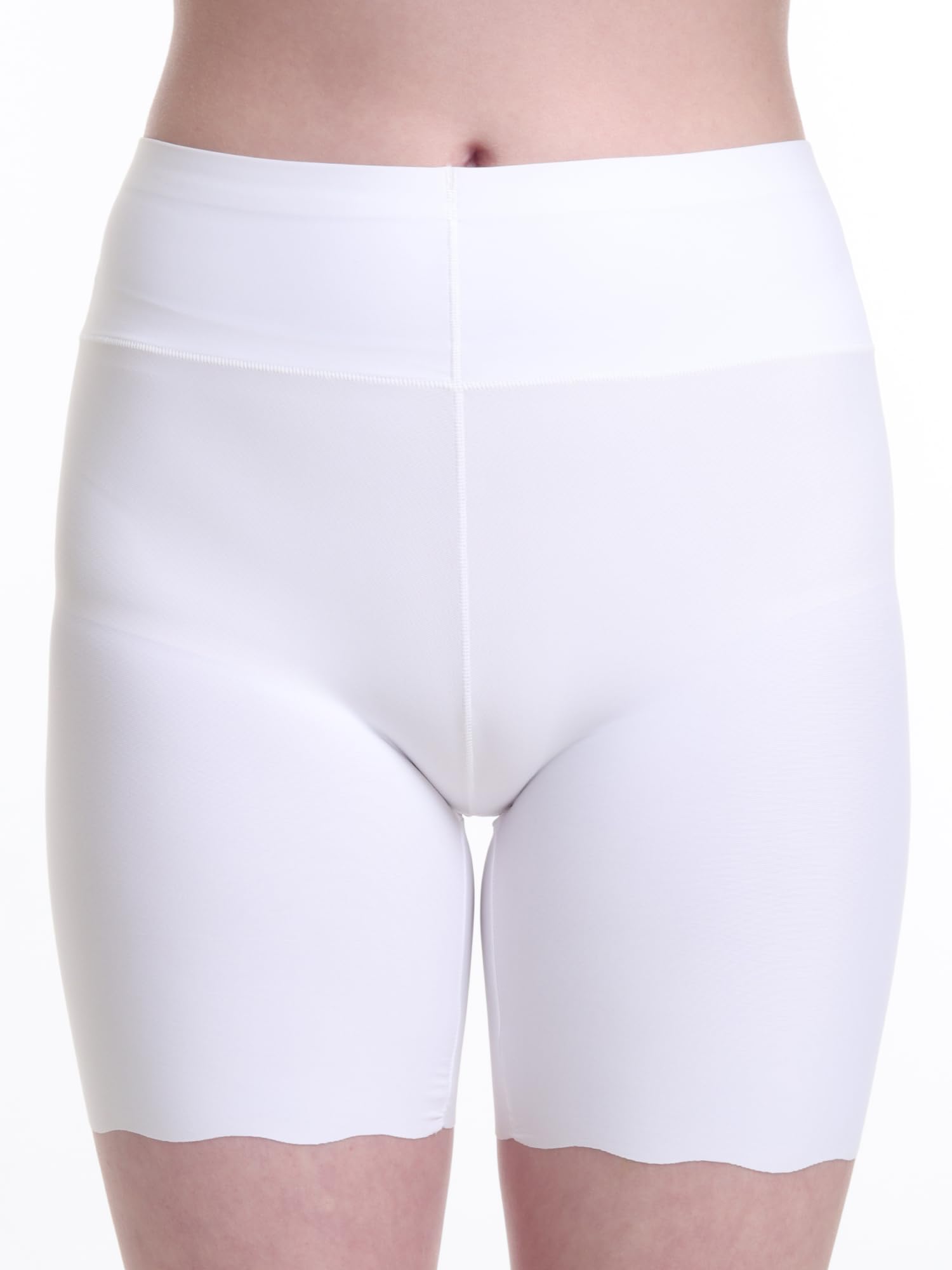 Tummy Tucker Women's Shapewear High Waist with Anti Rolling Strips for Women Invisible Shaping Shorts Under Dress Stretchable Gym Shorts-picture-26