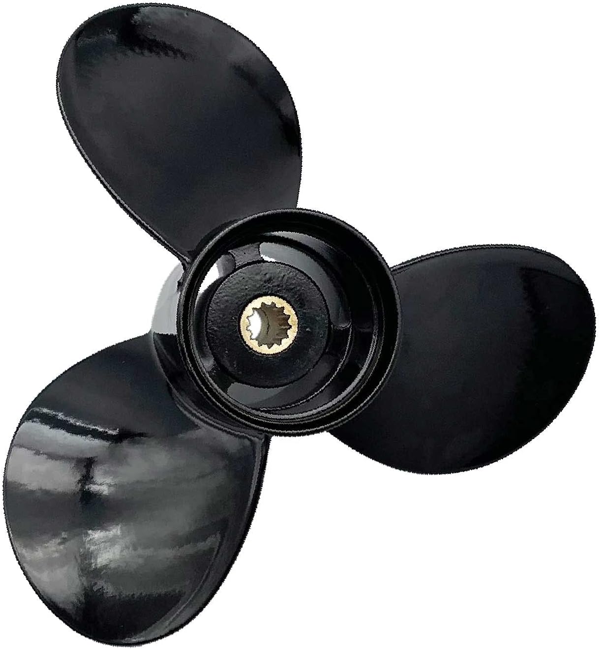 QPIM Aluminum Outboard Cupped Propeller Boat Prop (9 1/4X8