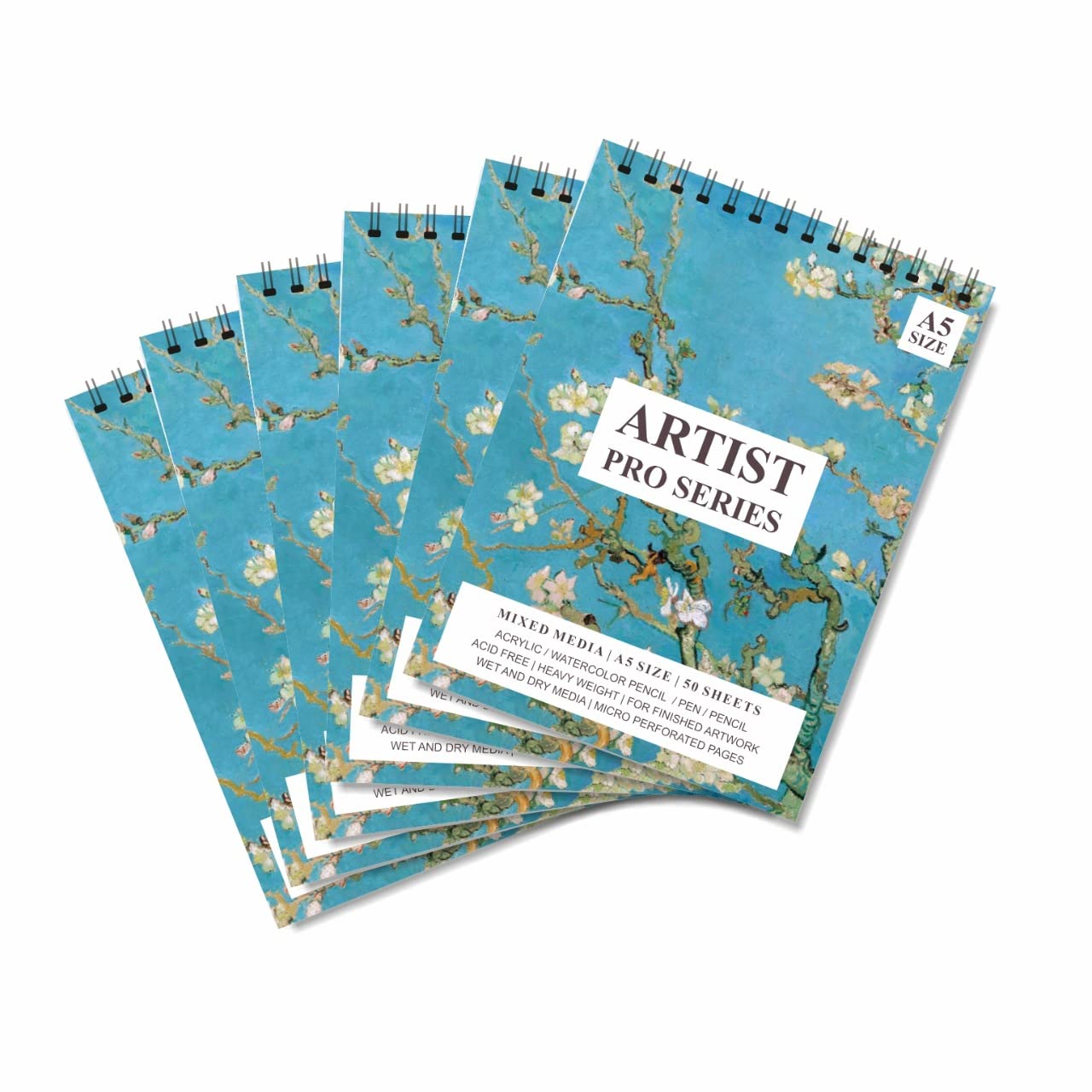 PRINTELLIGENT Artists Sketch Book Drawing Book (50 Sheets, 100 Pages) Perforated 160 GSM Craft Book (A5 Size - Pack of 6 C) (B09VDNCZYP) Amazon Price History, Amazon Price Tracker