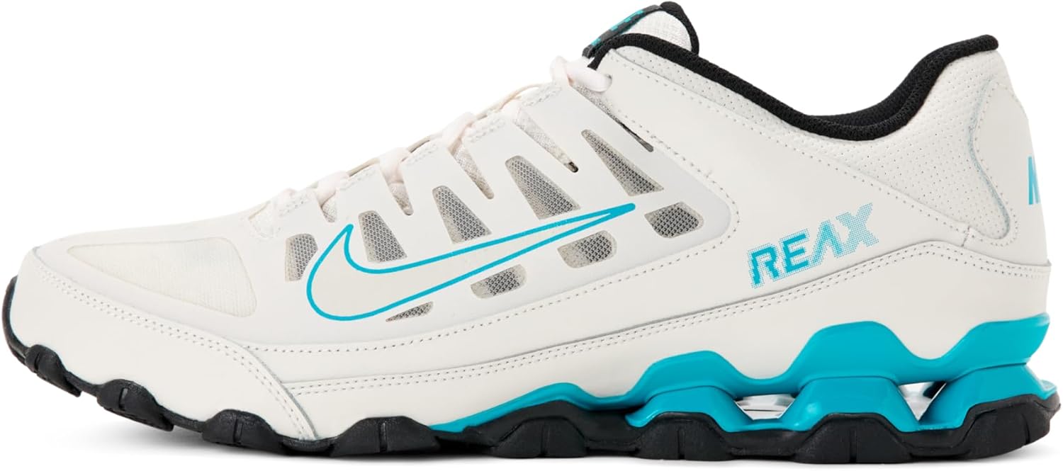 NIKE Reax 8 TR White/Metallic Silver-Classic Charcl 5 UK: Amazon NIKE Reax 8 TR White/Metallic Silver-Classic Charcl 5 UK: Amazon