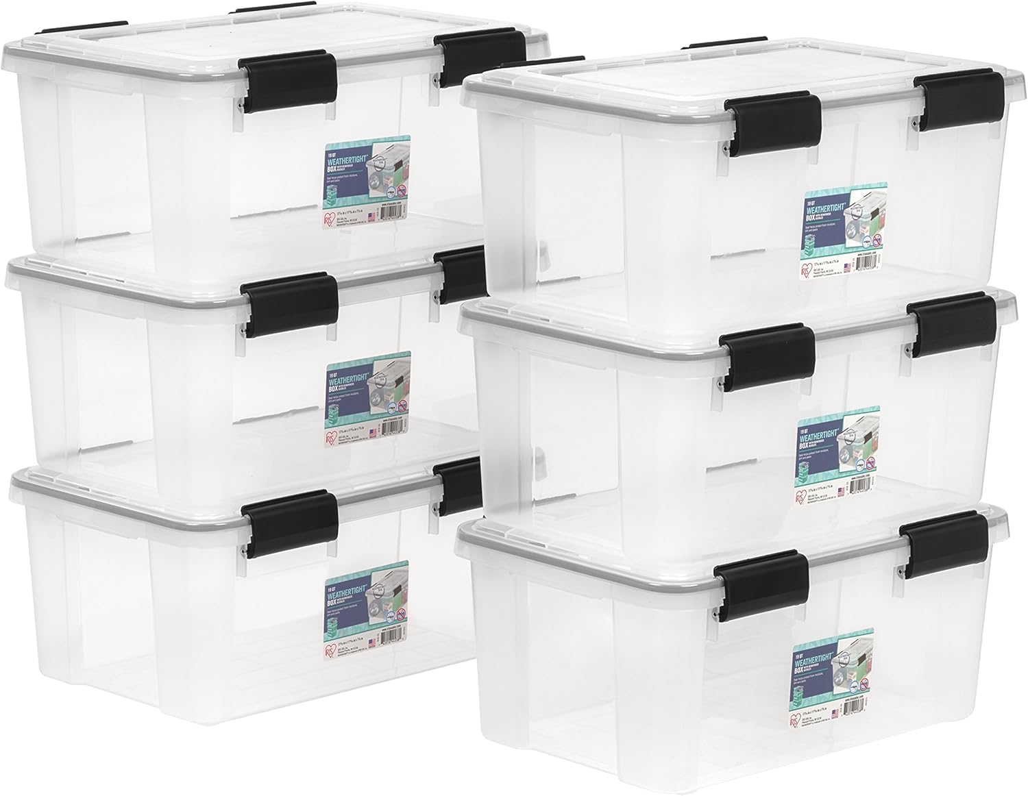 IRIS USA 19 Qt WeatherPro Storage Bin - Image 1 of 9