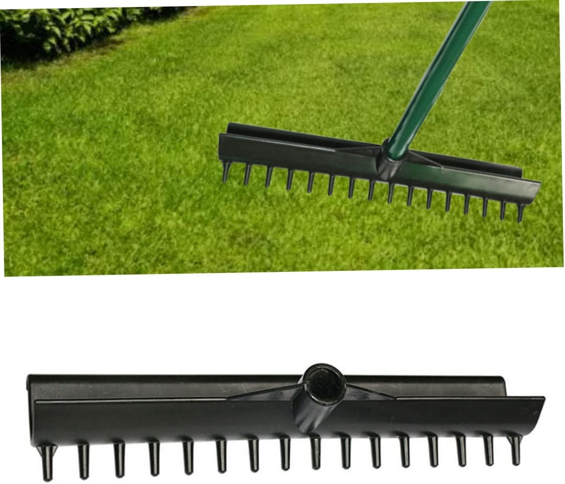 Garden Rakes,Golf Bunker Rake 16 Teeth Double Sided Sand Trap Pitch Course Caring Raking Tools image 2