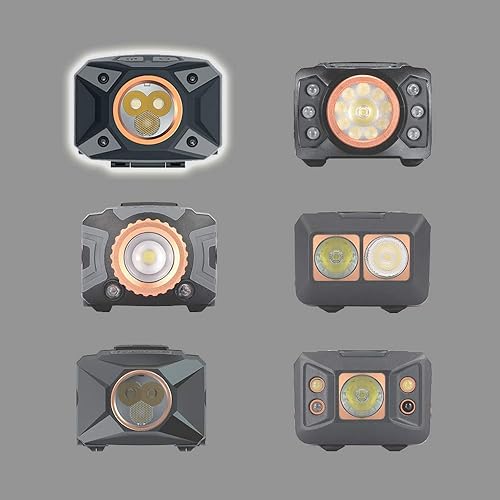 Miniatura 5 de DURACELL - Linterna frontal LED multifunción de alta intensidad de 450 lúmenes, diseño cómodo y ultra fuerte con 5 modos y 3 pilas AAA incluidas.