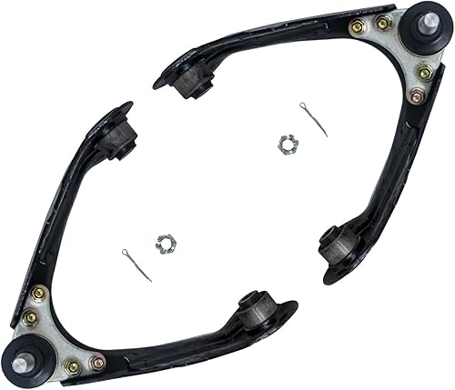 Miniatura 1012 de Detroit Axle - Kit de brazos de control de extremo delantero RWD para Dodge Ram 03-06 2500 3500, 2 brazos de control superior con rótula 2 varillas