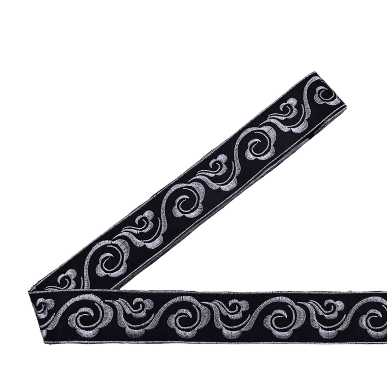 Xinsheinelry Iron on Embroidery Applique 4.7M Long Washable Adhesive Fabric Tape Tape for Traditional Costume Dressmaking Decoration Tradition Clothing Accessories