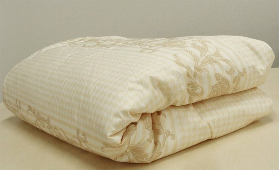 ホールマーク 手引き真綿肌ふとん・オールシーズン敷パット セット Hallmark(ホールマーク) 掛けふとん ベージュ 手引き真綿肌