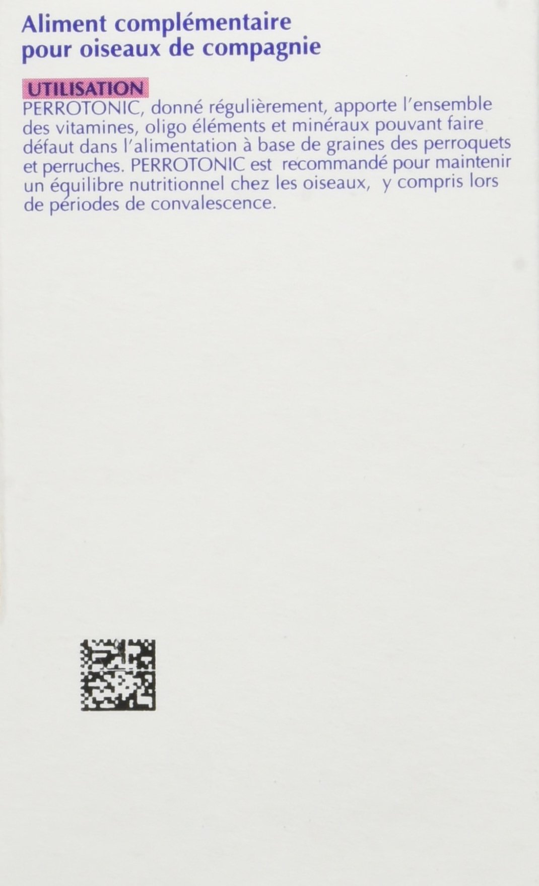 Virbac Perrotonic Oc pour Oiseau Flacon de 15 ML