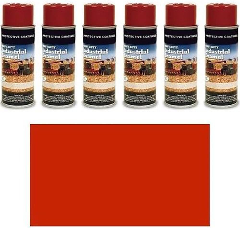 Stevens Lake Parts Set of 6 New JI Fits Case Flambeau Red Spray Paint Fits Case IH