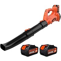Soffiatore a Batteria, Bravolu 21V Soffiatore Foglie Elettrico