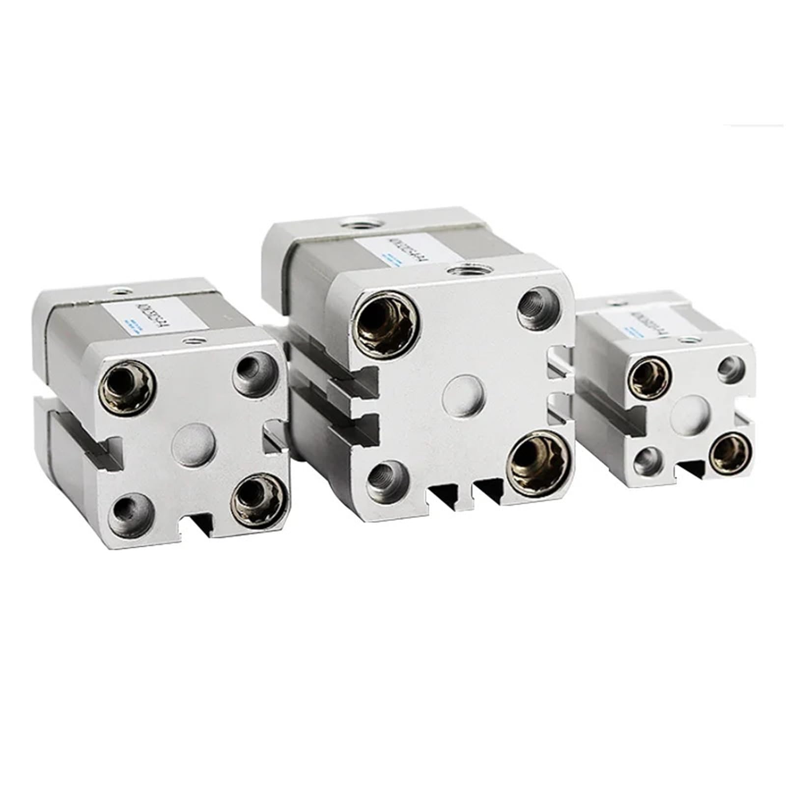 Siłownik pneumatyczny dwustronnego działania ADN12/16 - siłownik hydrauliczny gazowy z gwintem męskim i żeńskim o przekroju kwadratowym 5-50 mm, 1 szt.(ADN16x45 Internal)