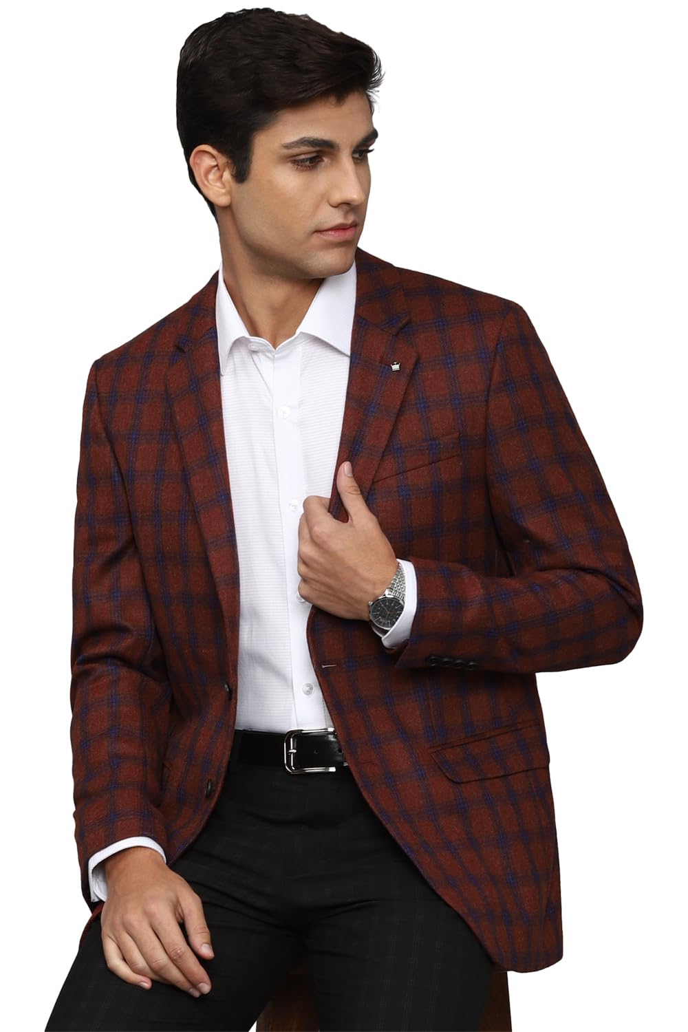 louis philippe Men's Blazer (LPBZMRGFC06684_Maroon-picture-39