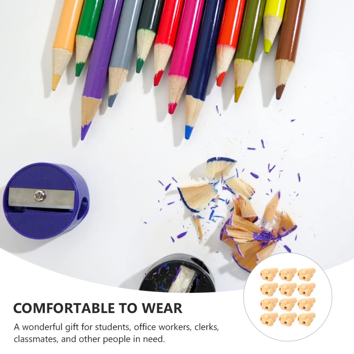 Lurrose 40pezzi Temperamatite Creativi Naso Gadget Per Scuola Per Standard Pratici Per e