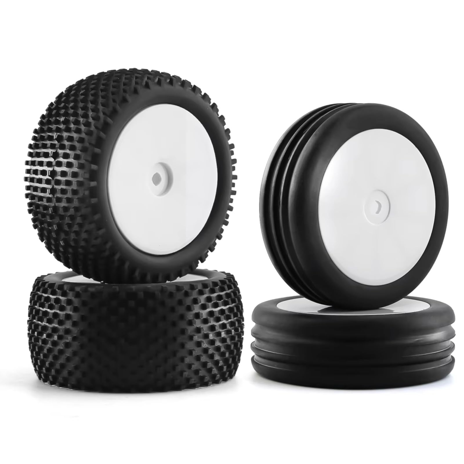 Pezzi Modelli RC Per XRAY Per Serpent SRX2 SRX4 Per Traxxas Per Bandit Per Tekno Per Tamiya DT02 1/10 2WD 82 E 87 Mm RC Fuoristrada Per Buggy Auto Pneumatici In Gomma