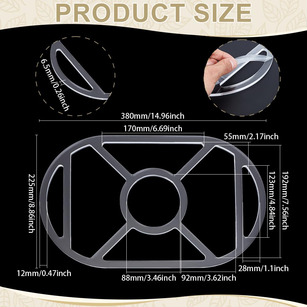 BENECREAT 7 Pocket Valet Tray Router Template - Image 2