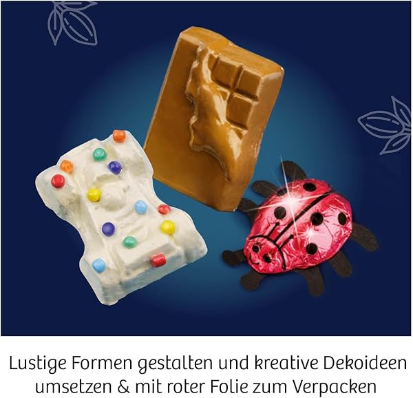 KOSMOS 654283 Fun Science - Schoko-Labor, Experimentier-Set für Kinder ab 8-12 Jahre, Schokolade selber Formen, Süßigkeiten und Geschenke selber Machen - 3