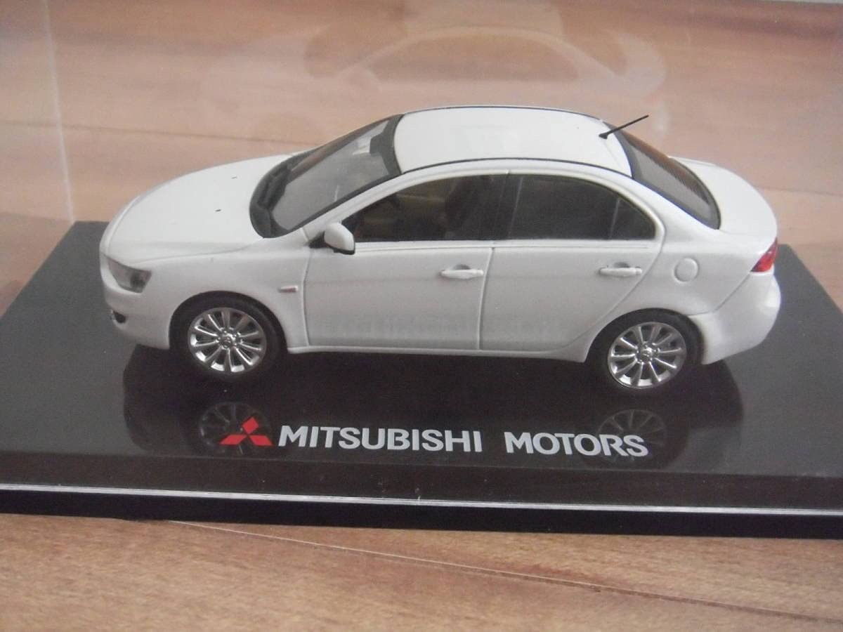 Amazon | 三菱 ギャラン フォルティス ミニカー 白 ホワイト
