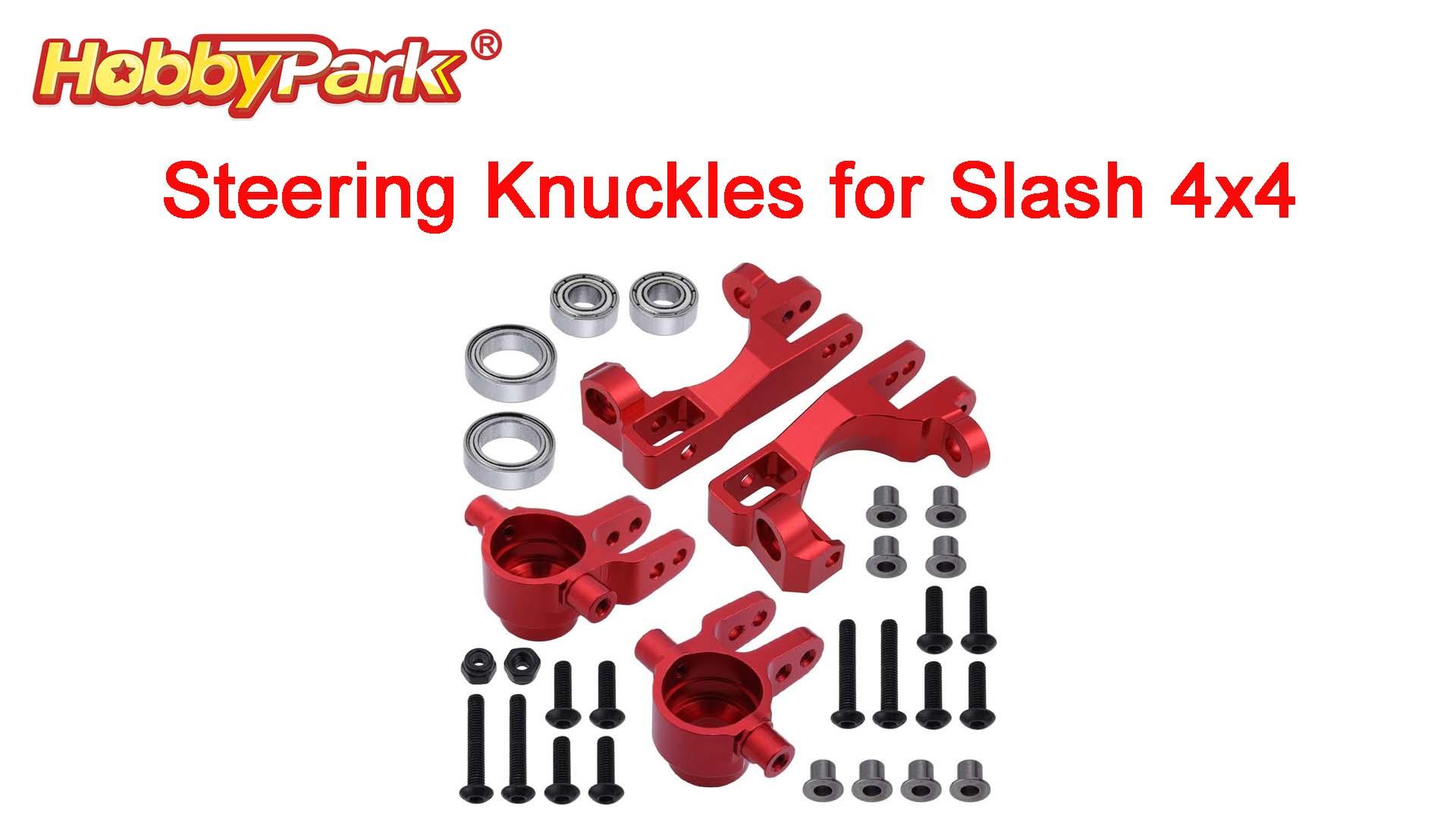 Bloc Direction Et C Hub Pour Traxxas Slash 4x4 1/10 - Kit De Remplacement Arrière - Neuf