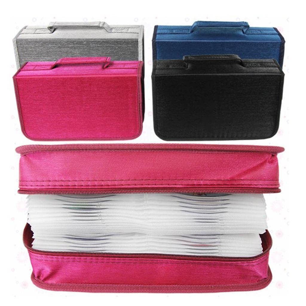 3 zestaw etui na płyty CD DVD organizer do gier dysk portfel uchwyt torba do przechowywania DVD srebrny
