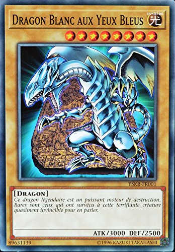 Carte YU-GI-Oh YSKR-FR001 Dragon Blanc Aux Yeux Bleus (Blue-Eyes White Dragon) - Commune Neuf FR
