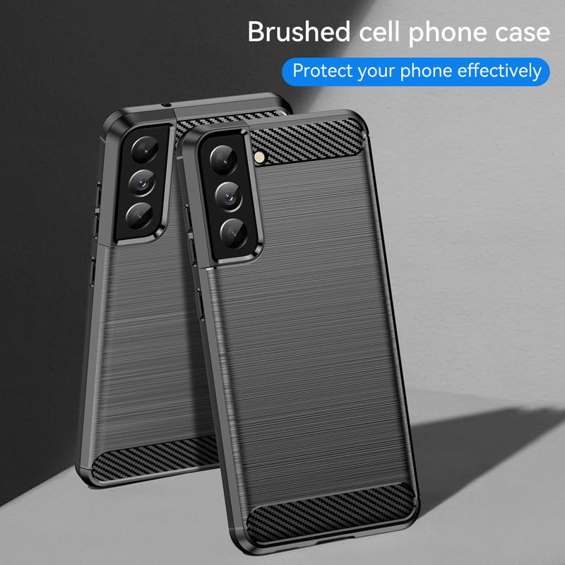 Image of Hybrid Carbon Fiber Back Case for Samsung Galaxy S21 FE (Black)