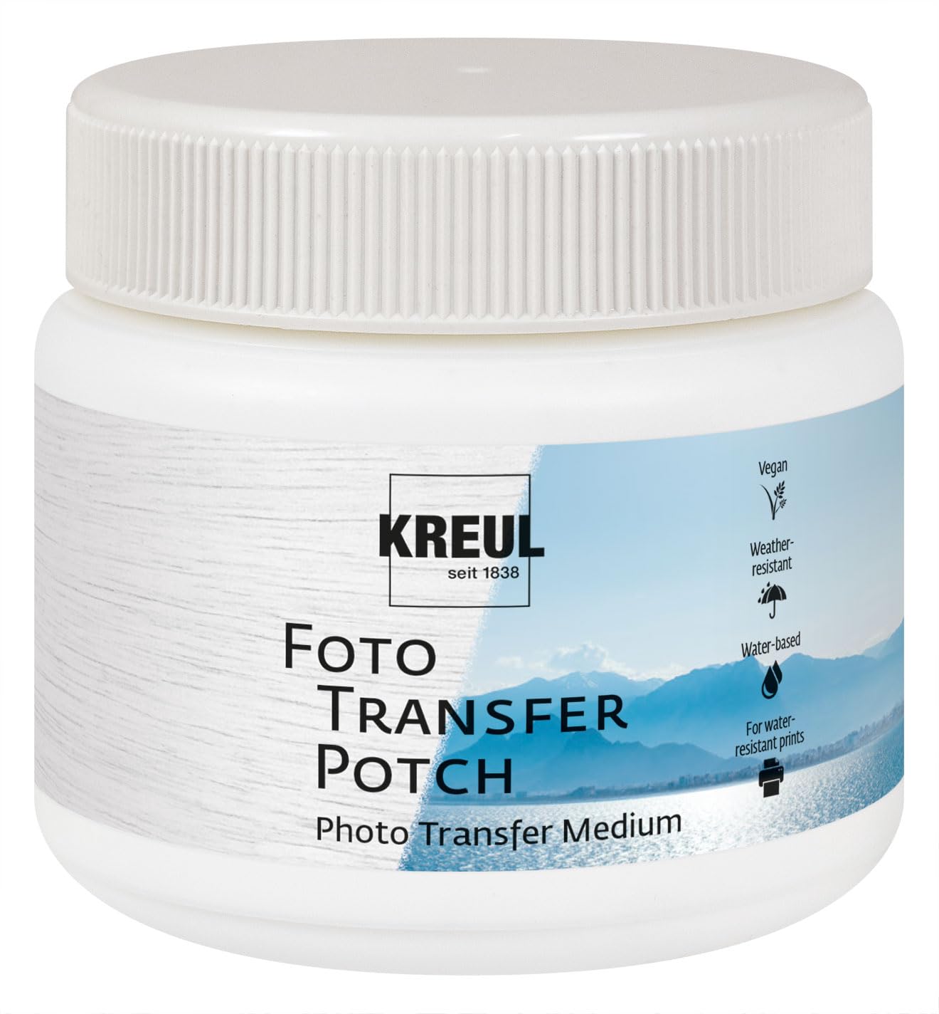 KREUL 49951 - Photo Transfer Potch, 150 ml, seca sedoso y