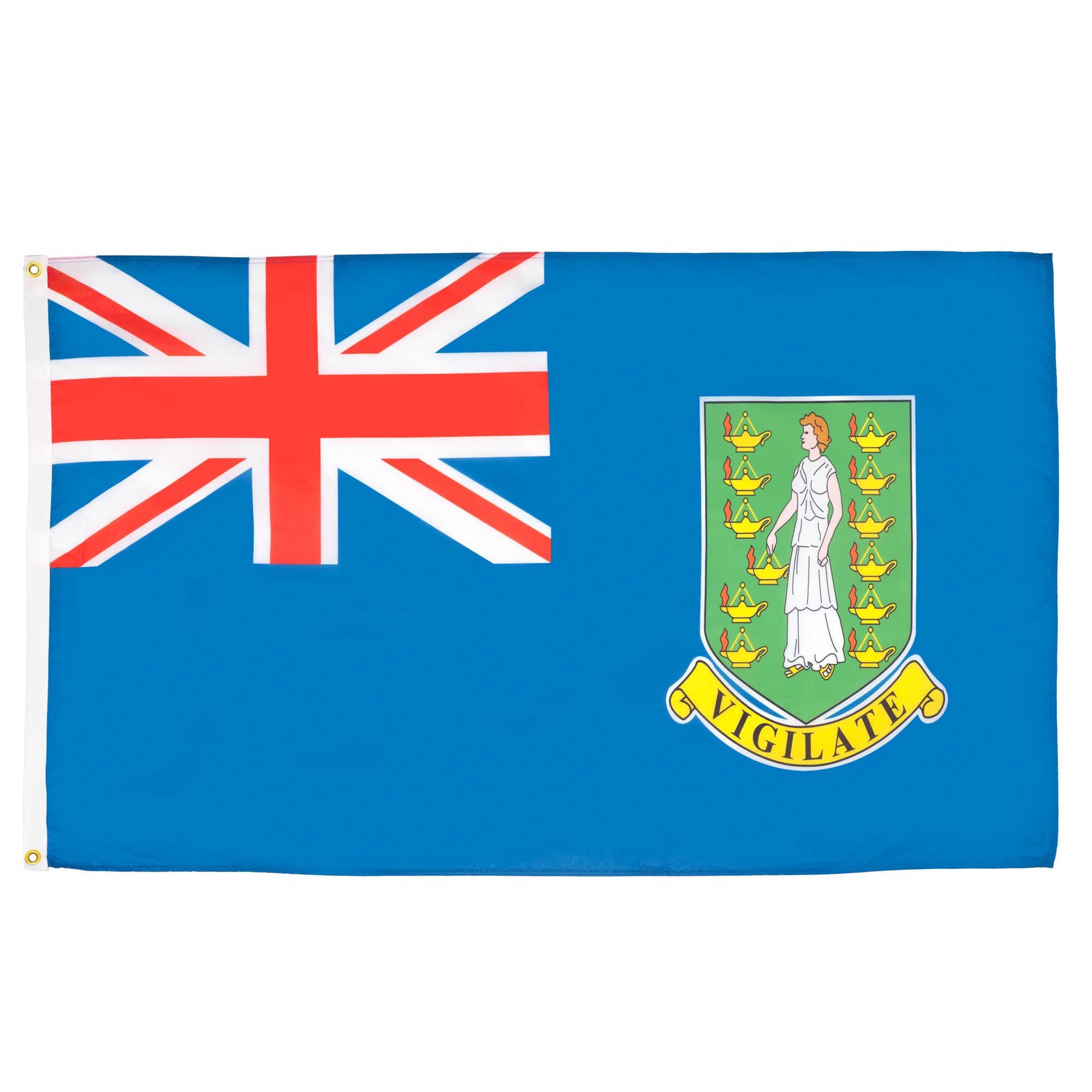 AZ FLAG - Bermuda Flag - 2x3 Ft - 100D Polyester Bermudian Banner with Two Metal Grommets - Fade Resistant - Vivid Colors - 2' x 3' Feet - 90x60 Cm — view 84