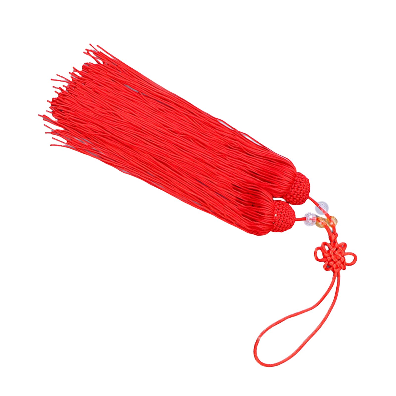 Luckgoni As Pictures Shown Elegant Ice Silk Taiji Swords Tassels Chinese Knot Decoration For Martial Arts And Drama Performances Kung Fu Accessory