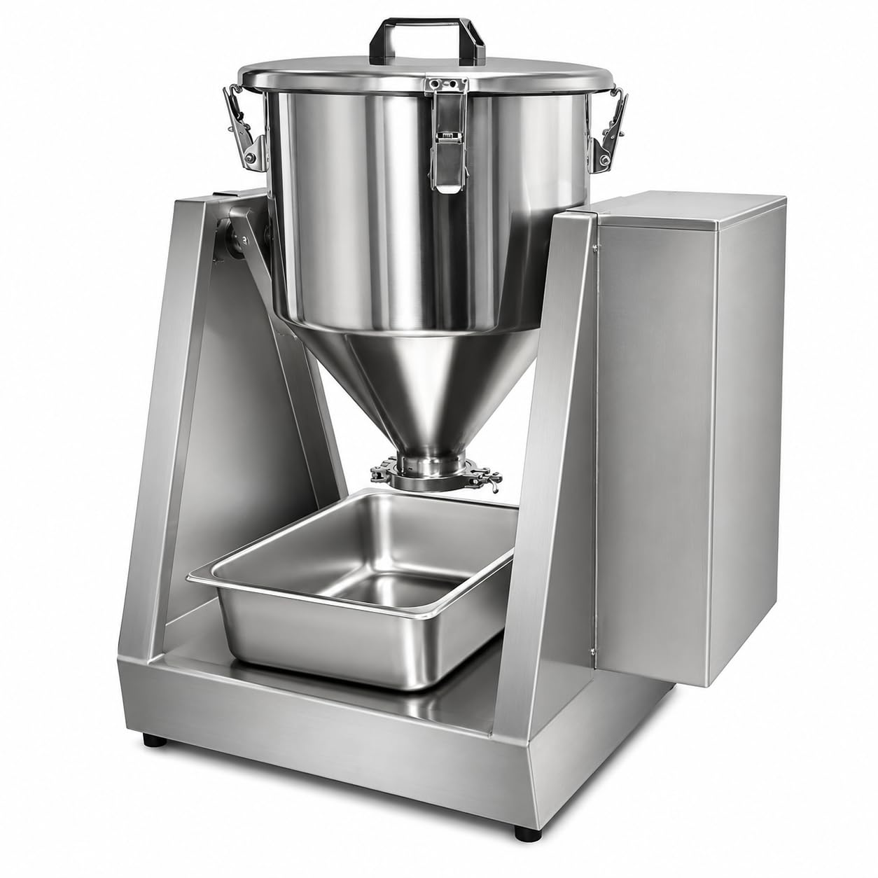Mezclador de polvo seco y gránulos de acero inoxidable 304, 20 L