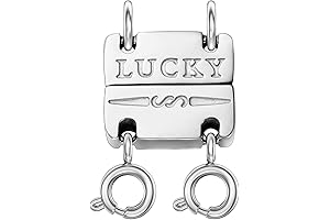 Double Necklace Layering Clasp Super Magnetic 14K Gold Silver Plating