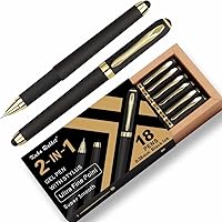 Vista 1 de Gel Ink Rollerball Stylus Pen - 18 Pack,0.38mm Gel Pen Extra Fine Point,2 in 1 Capacitive Stylus Pen,Black Ink,Writing Smoothly for