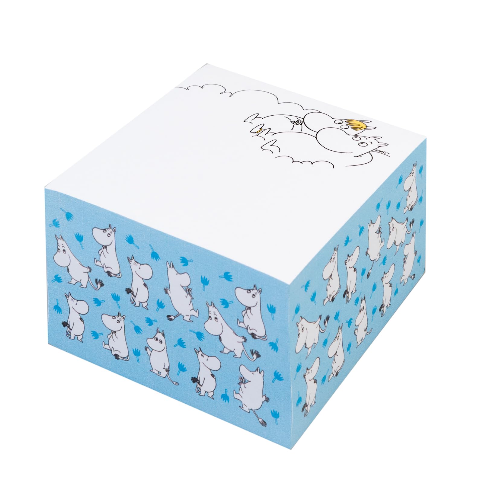 Grupo Erik Memo Block - Moomins Gifts | 400 Sheets - 3 x 3 inches - 7.5 x 7.5 cm Note Block, Small Notepad, Note Pad | Moomin Gifts Under 10 Pounds, Cute Stationery